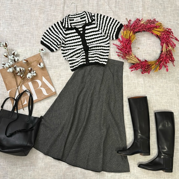 Zara Dresses & Skirts - Zara wool blend maxi midi skirt